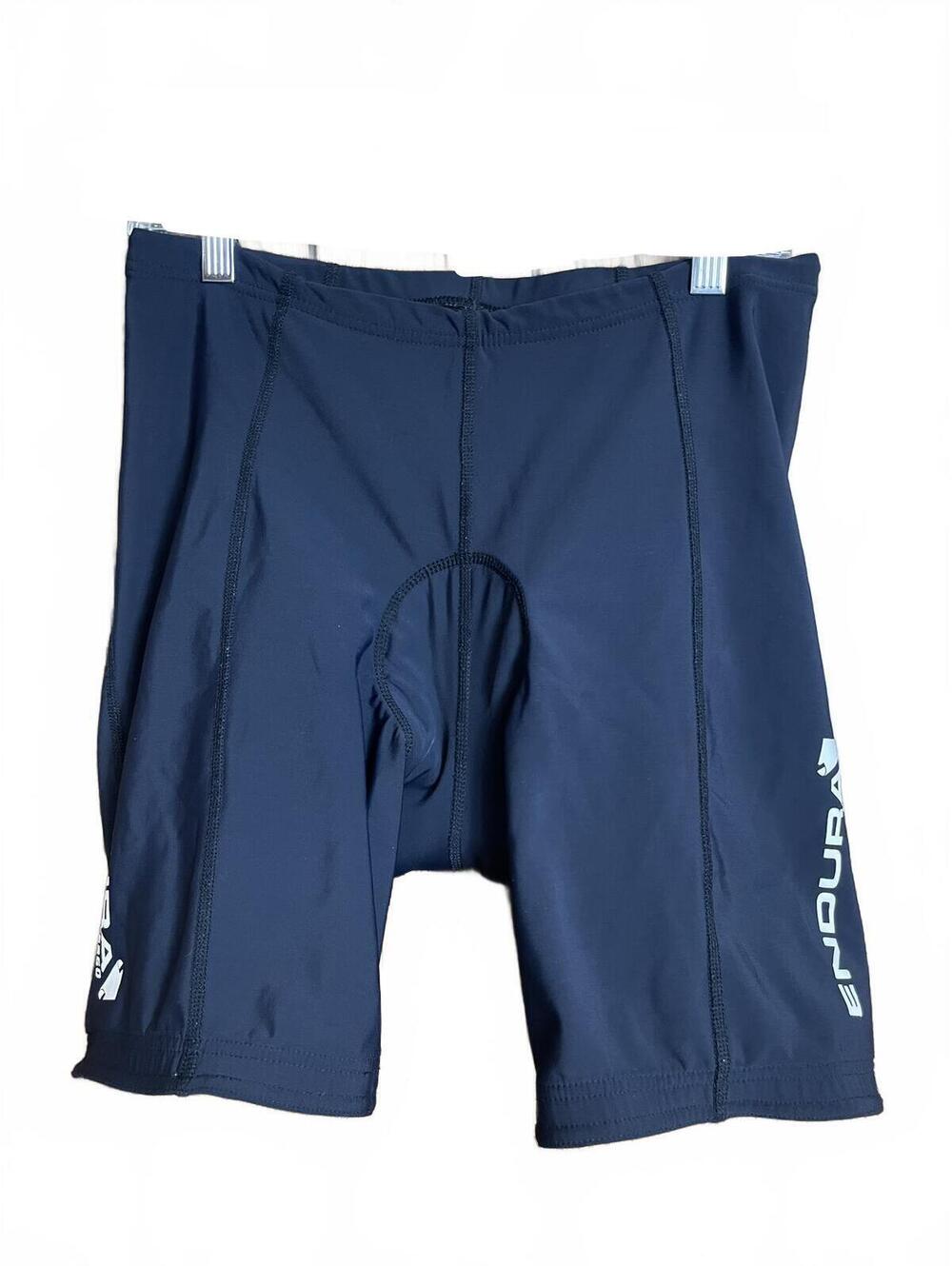 Endura black stretchy bike shorts with padding large